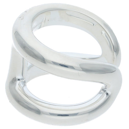HERMES Osmose GM Silver Ring Size ONE SIZE