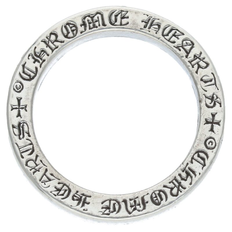 Chrome Hearts 3mm Spacer Plain Silver Ring Size ONE SIZE
