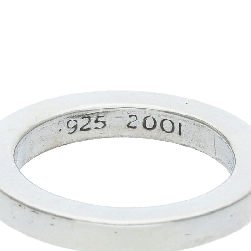 Chrome Hearts 3mm Spacer Plain Silver Ring Size ONE SIZE
