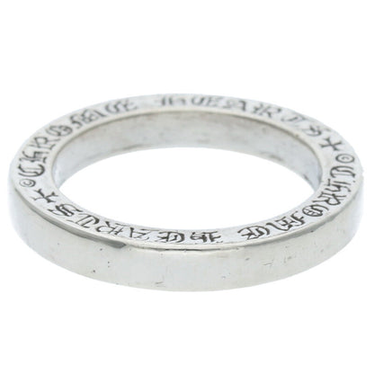 Chrome Hearts 3mm Spacer Plain Silver Ring Size ONE SIZE