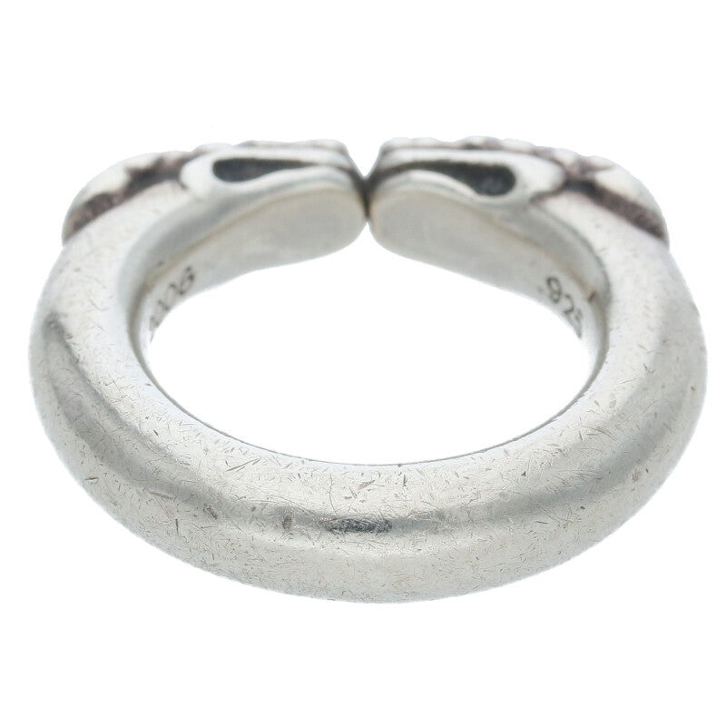 Chrome Hearts Double Dog Silver Ring Size US 4