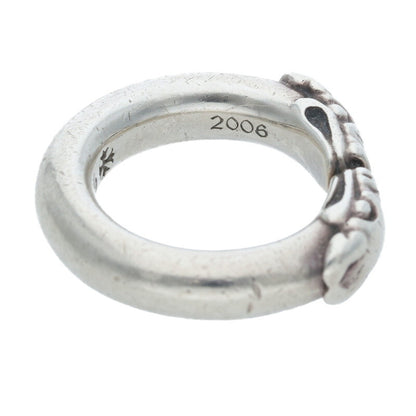 Chrome Hearts Double Dog Silver Ring Size US 4