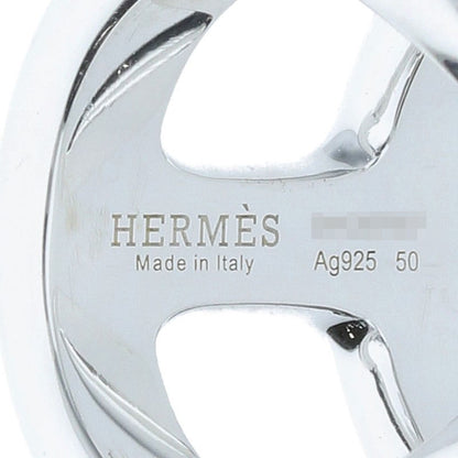 HERMES Osmose GM 925 Sterling Silver Ring Size ONE SIZE