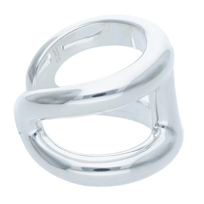 HERMES Osmose GM 925 Sterling Silver Ring Size ONE SIZE