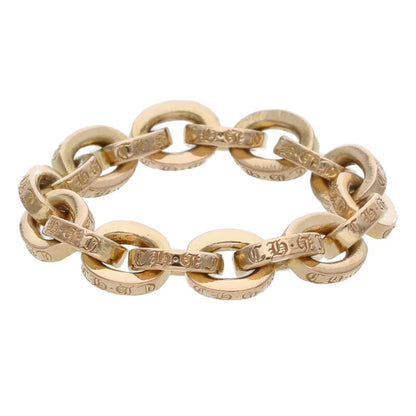 Chrome Hearts 22K Paper Chain Gold Ring Size US 6