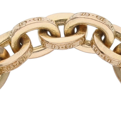 Chrome Hearts 22K Paper Chain Gold Ring Size US 6