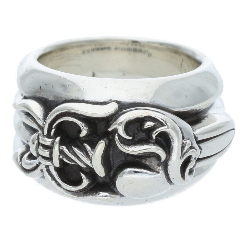 Chrome Hearts Dagger Heart Silver Ring Size ONE SIZE