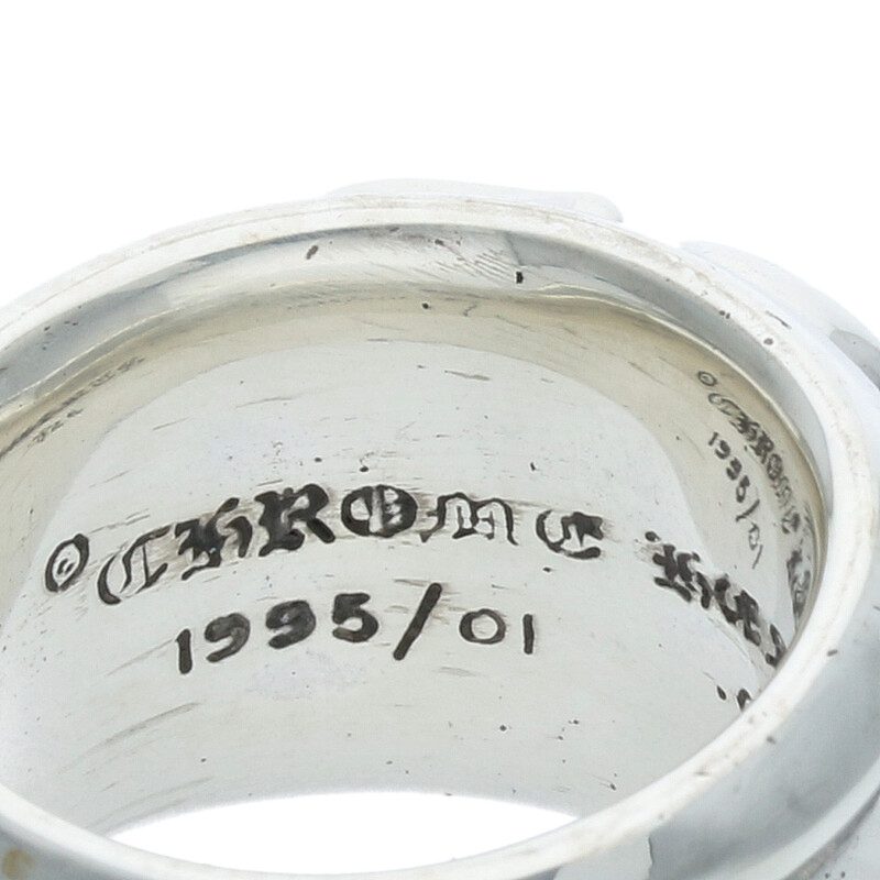 Chrome Hearts Dagger Heart Silver Ring Size ONE SIZE