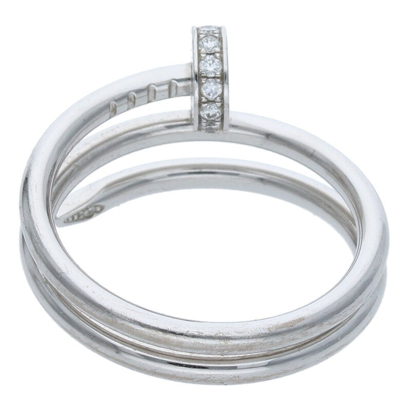 Cartier Juste Un Clou 18K WG Half Diamond Ring Size ONE SIZE