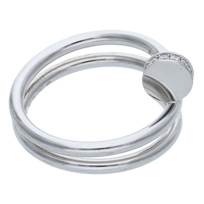 Cartier Juste Un Clou 18K WG Half Diamond Ring Size ONE SIZE
