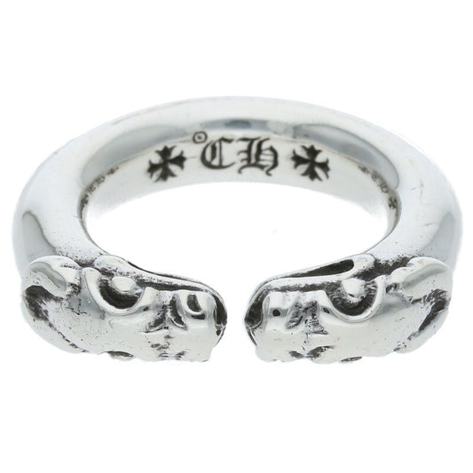 Chrome Hearts Double Dog Silver Ring Size ONE SIZE