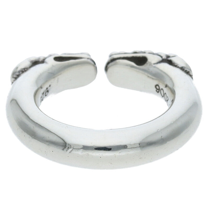 Chrome Hearts Double Dog Silver Ring Size US 4.5