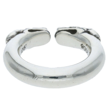 Chrome Hearts Double Dog Silver Ring Size US 4.5