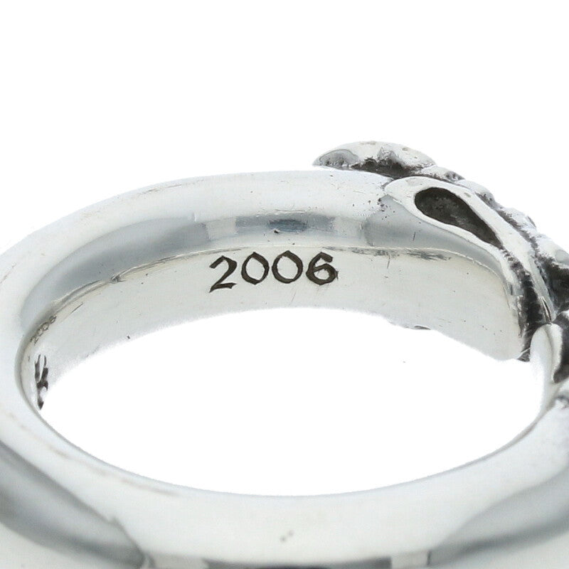 Chrome Hearts Double Dog Silver Ring Size US 4.5