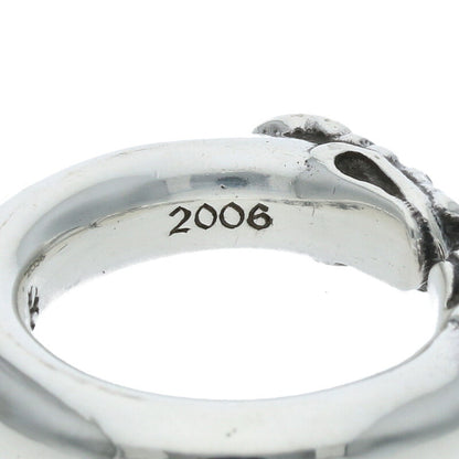 Chrome Hearts Double Dog Silver Ring Size US 4.5