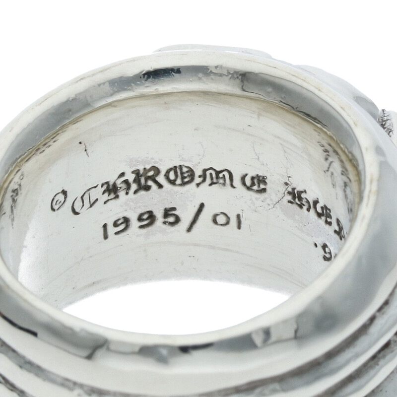 Chrome Hearts Dagger Heart Silver Ring Size ONE SIZE