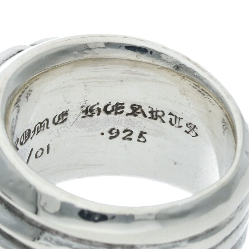 Chrome Hearts Dagger Heart Silver Ring Size ONE SIZE