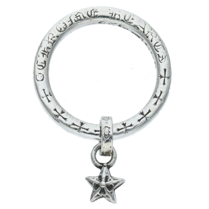 Chrome Hearts NTFL W Star Motif Silver Ring Size ONE SIZE