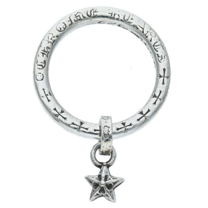 Chrome Hearts NTFL W Star Motif Silver Ring Size ONE SIZE