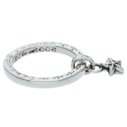 Chrome Hearts NTFL W Star Motif Silver Ring Size ONE SIZE
