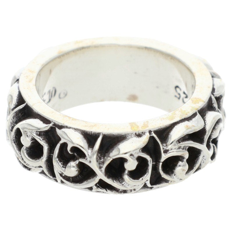Chrome Hearts Eternity Vine Band Silver Ring Size US 5.5