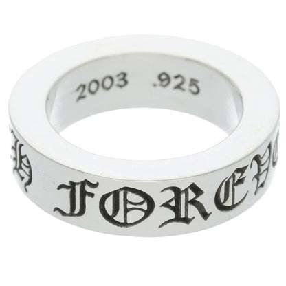 Chrome Hearts 6mm Spacer Forever Silver Ring Size US 4.5