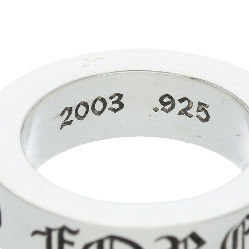 Chrome Hearts 6mm Spacer Forever Silver Ring Size US 4.5