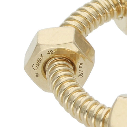 Cartier Ecrou De 18K YG Ring Size ONE SIZE