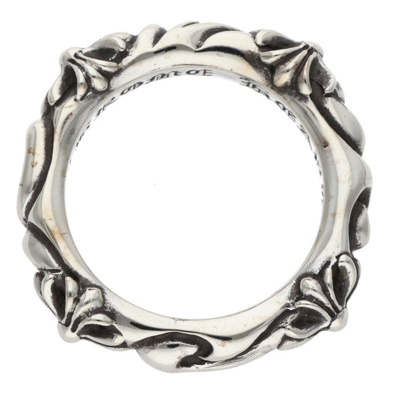 Chrome Hearts SBT BAND Sterling Silver Ring Size ONE SIZE