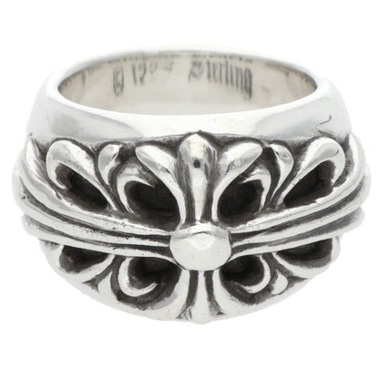 Chrome Hearts FLRL CRS Sterling Silver Ring Size US 3.5