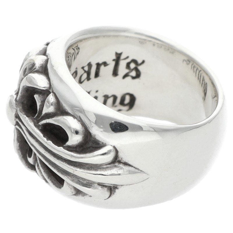 Chrome Hearts FLRL CRS Sterling Silver Ring Size US 3.5