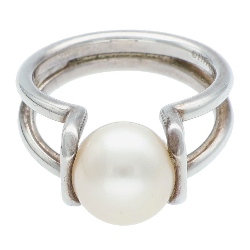 TIFFANY&Co. Hardwear Pearl Silver Ring Size ONE SIZE
