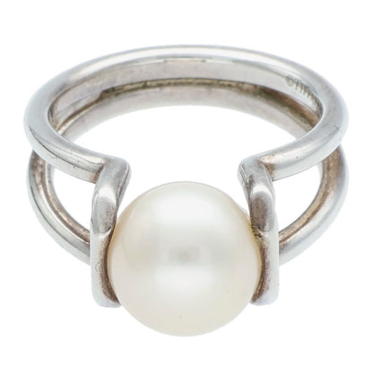 TIFFANY&Co. Hardwear Pearl Silver Ring Size ONE SIZE