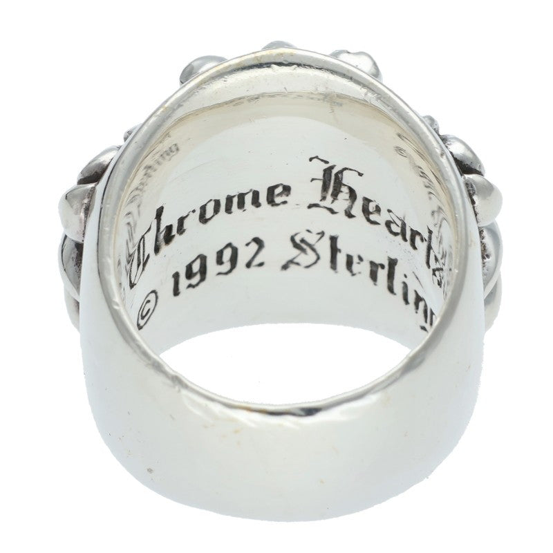 Chrome Hearts KEEPER Sterling Silver Ring Size US 5.5
