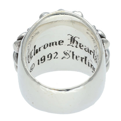 Chrome Hearts KEEPER Sterling Silver Ring Size US 5.5