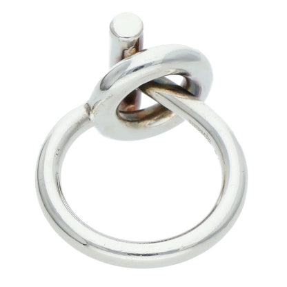 HERMES Echappee Silver Ring Size ONE SIZE