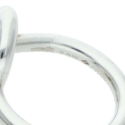 HERMES Echappee Silver Ring Size ONE SIZE