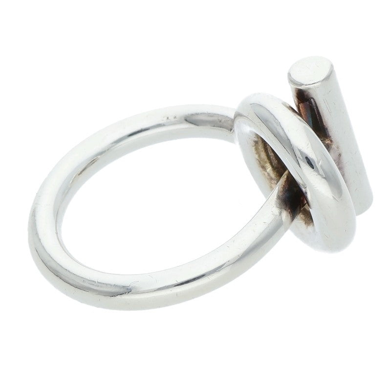 HERMES Echappee Silver Ring Size ONE SIZE