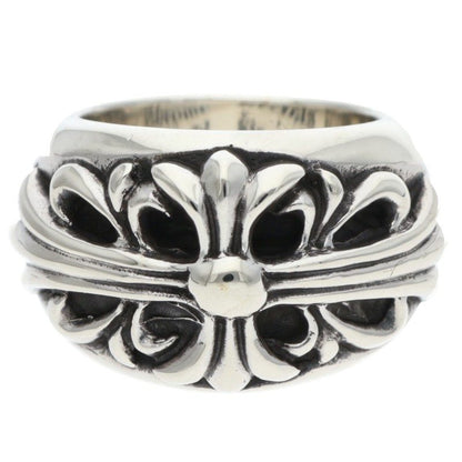 Chrome Hearts FLRL CRS Sterling Silver Ring Size ONE SIZE
