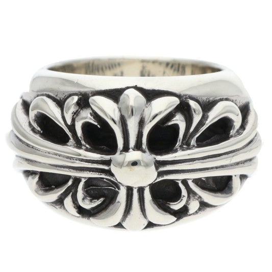Chrome Hearts FLRL CRS Sterling Silver Ring Size ONE SIZE