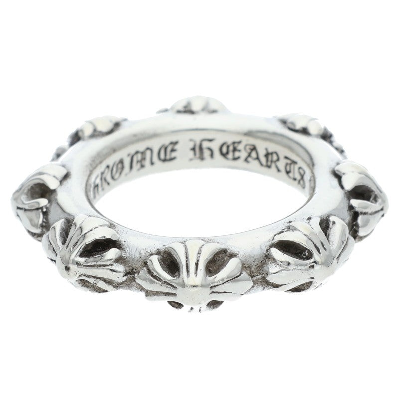 Chrome Hearts CROSS BAND Sterling Silver Ring Size ONE SIZE