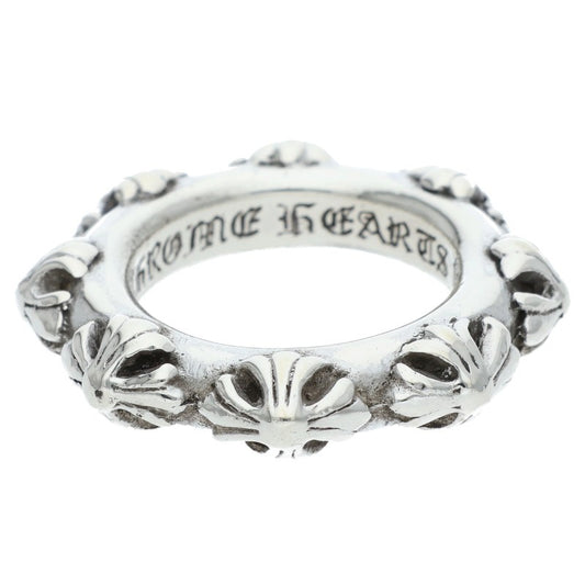 Chrome Hearts CROSS BAND Sterling Silver Ring Size ONE SIZE