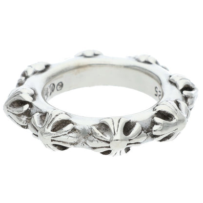 Chrome Hearts CROSS BAND Sterling Silver Ring Size ONE SIZE