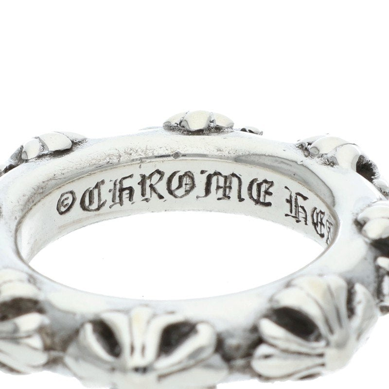 Chrome Hearts CROSS BAND Sterling Silver Ring Size ONE SIZE