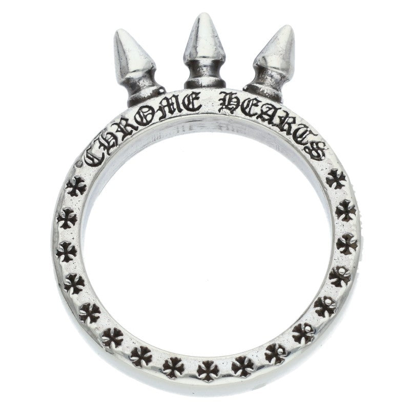 Chrome Hearts Baby Bell 3 Spike Silver Ring Size ONE SIZE