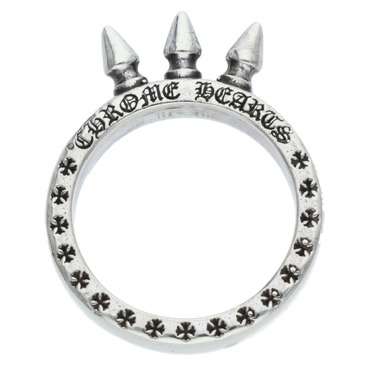 Chrome Hearts Baby Bell 3 Spike Silver Ring Size ONE SIZE