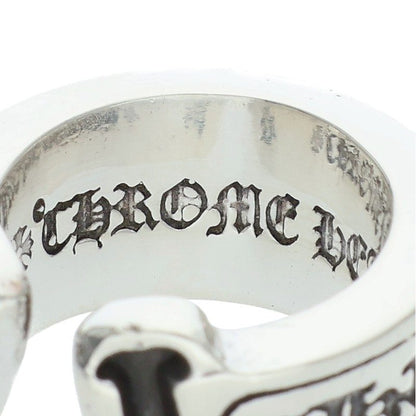 Chrome Hearts LG SCROLL LABEL Ring Silver Size JP 3 (Silver 10.14g)