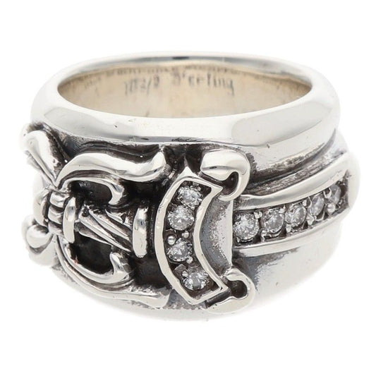 Chrome Hearts DAGGER P DMND Pave Diamond Ring Size ONE SIZE