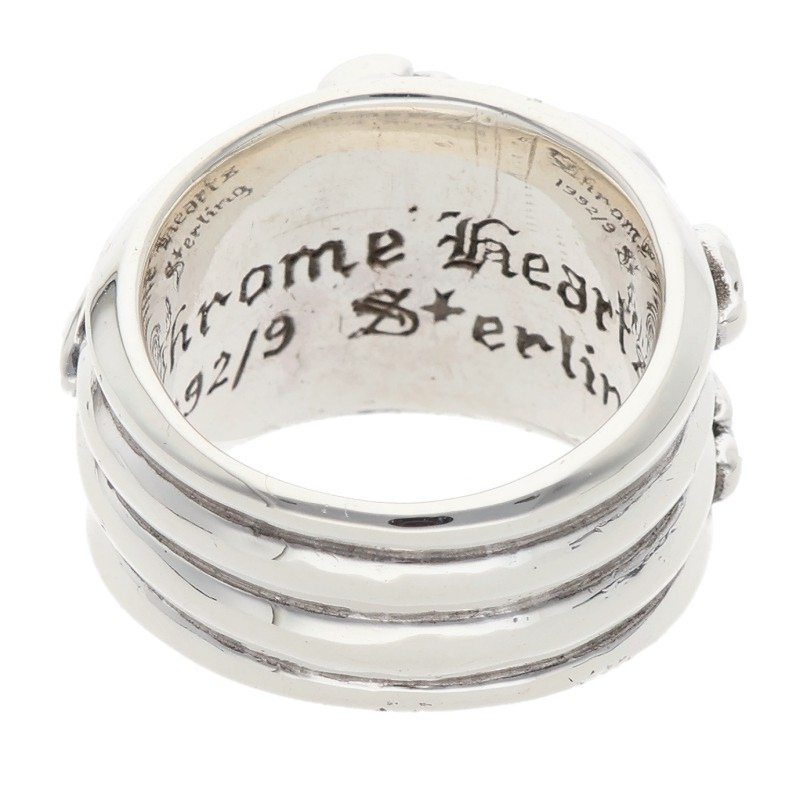 Chrome Hearts DAGGER P DMND Pave Diamond Ring Size ONE SIZE