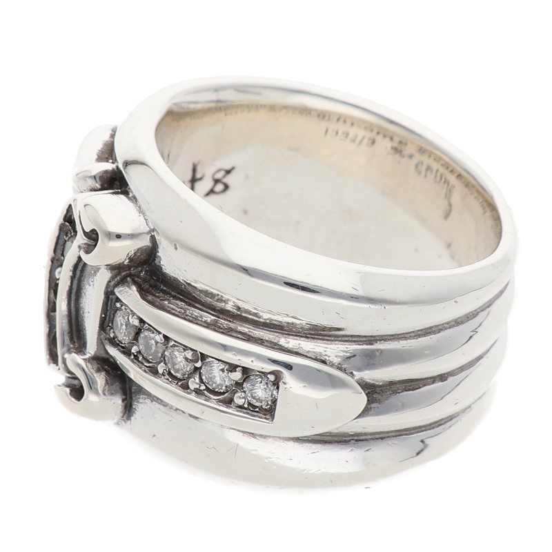 Chrome Hearts DAGGER P DMND Pave Diamond Ring Size ONE SIZE